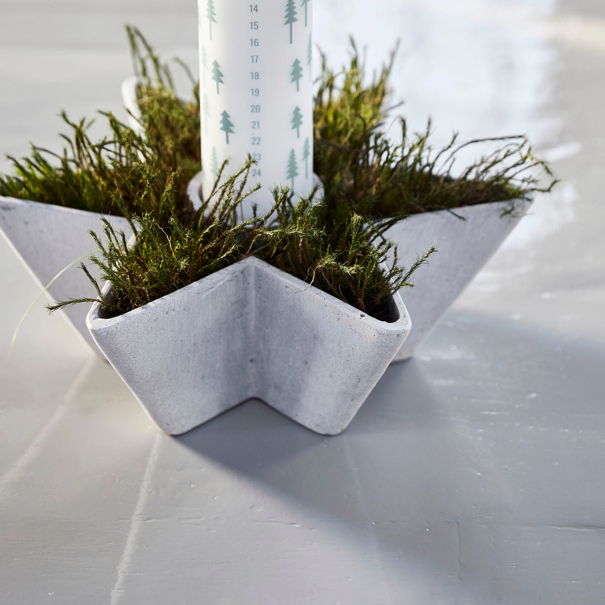 Kerzenständer, HDMold Star, Grau
