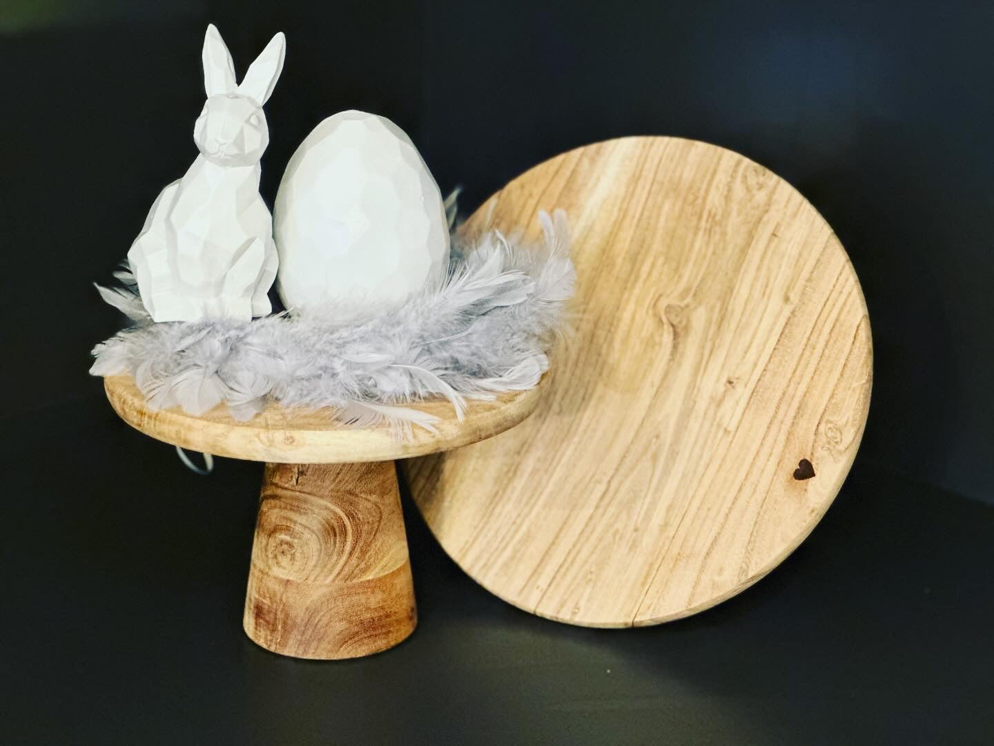 KuchenPlatte Dinette, natur, Holz, 30x30x17 cm
