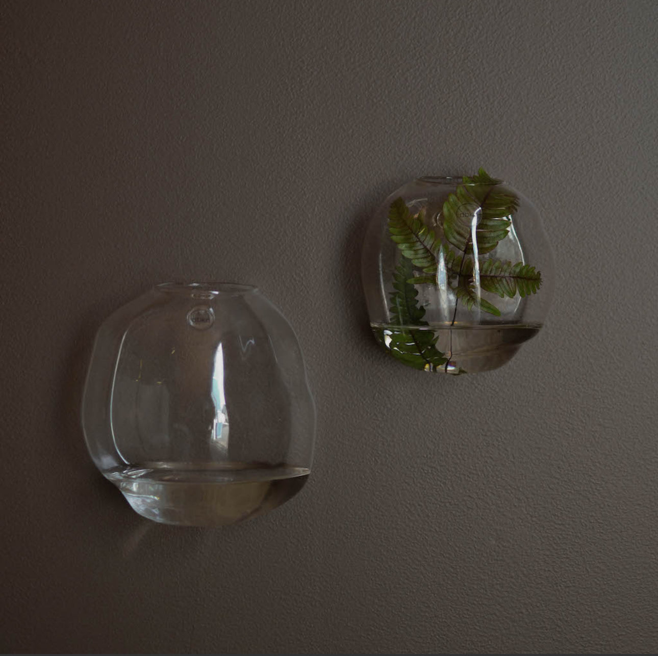 PEBBLE Wall Glas clear D18 cm Glas dbkd