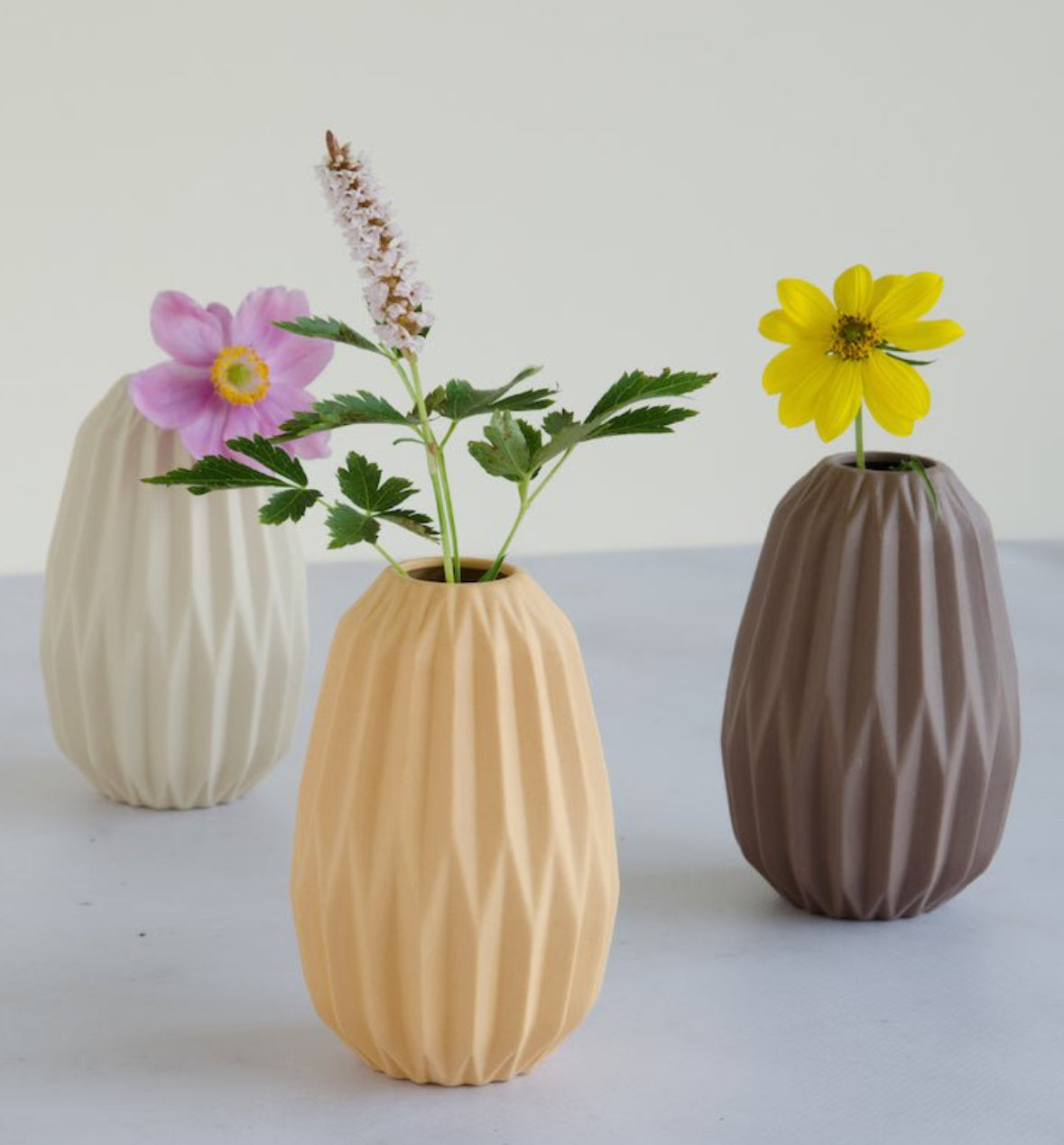 Vase Miro ( hoch ) braun Keramik
