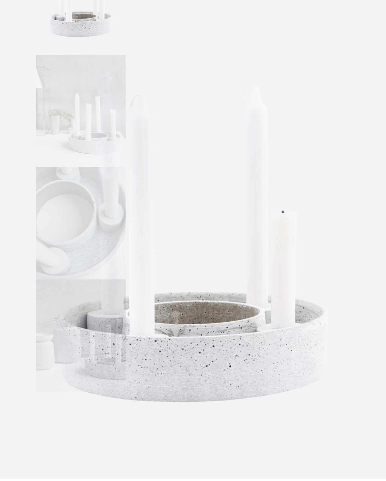 Kerzenständer, HDThe Ring, Grau