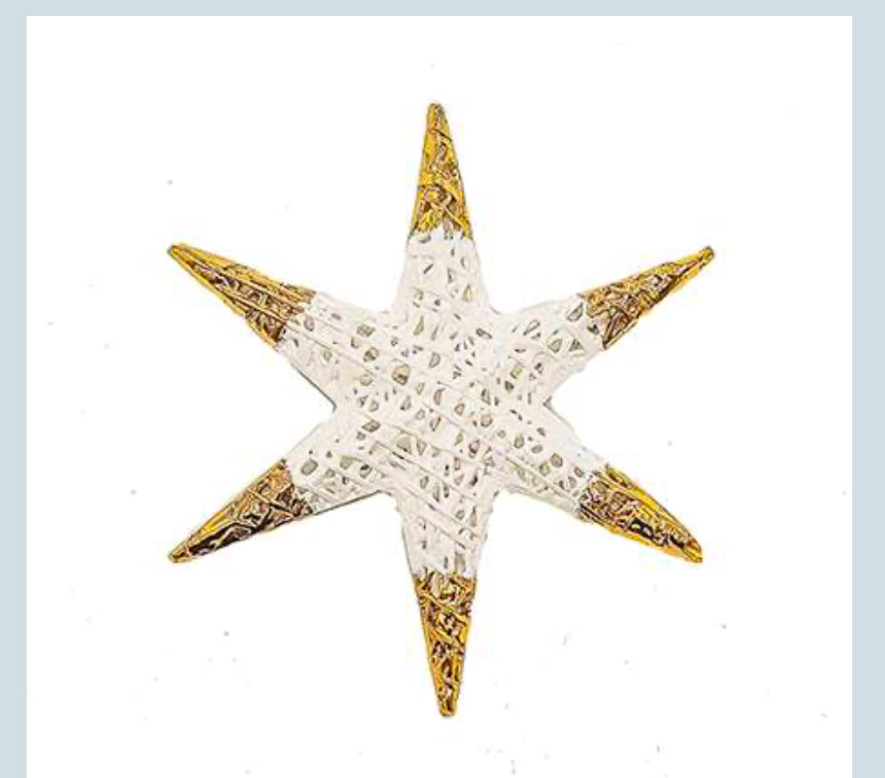 FROST GOLD 5 oder 6 Zacken Stern 24K Klatt