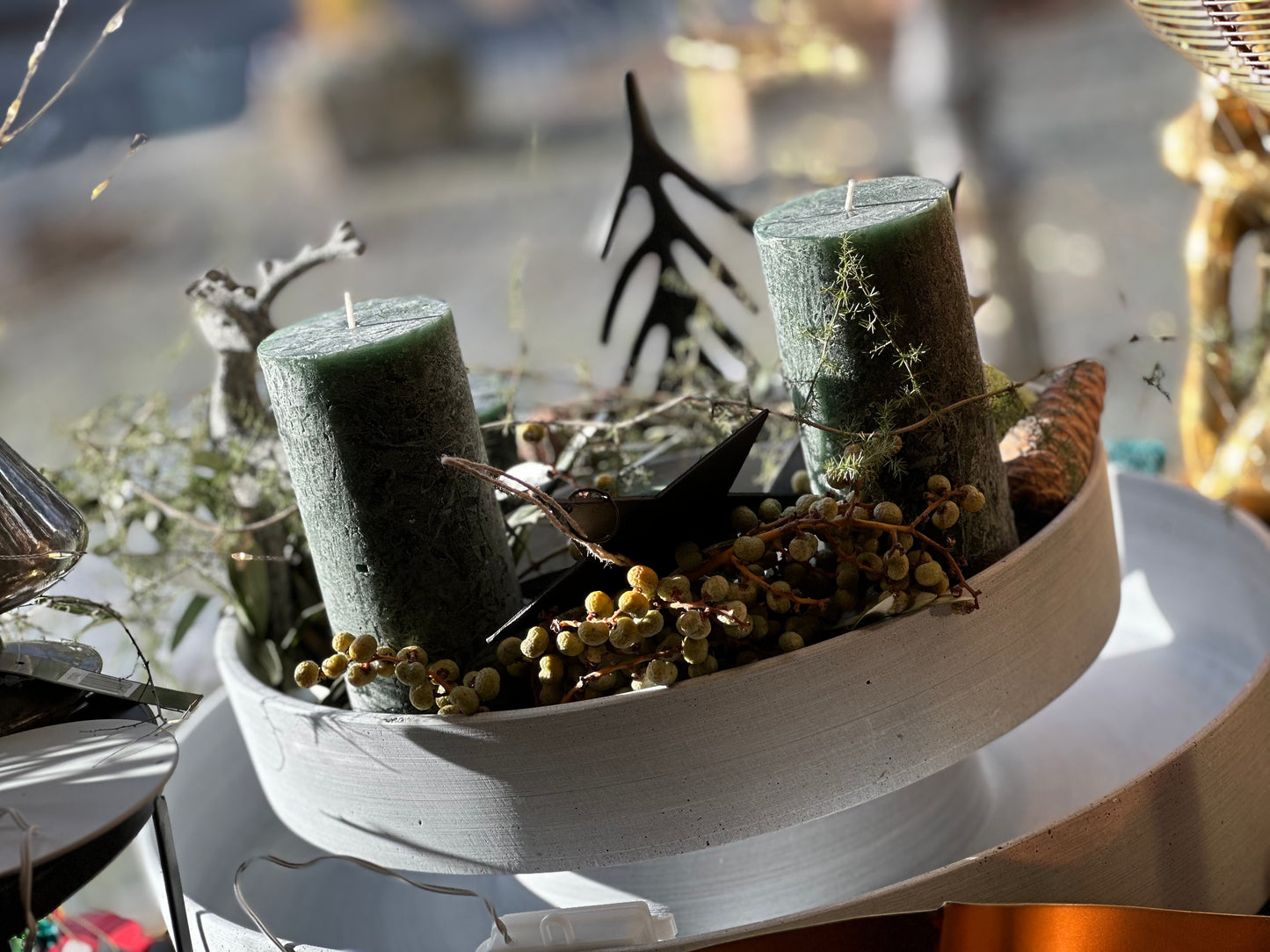 Kerzenständer, HDThe Ring, Grau