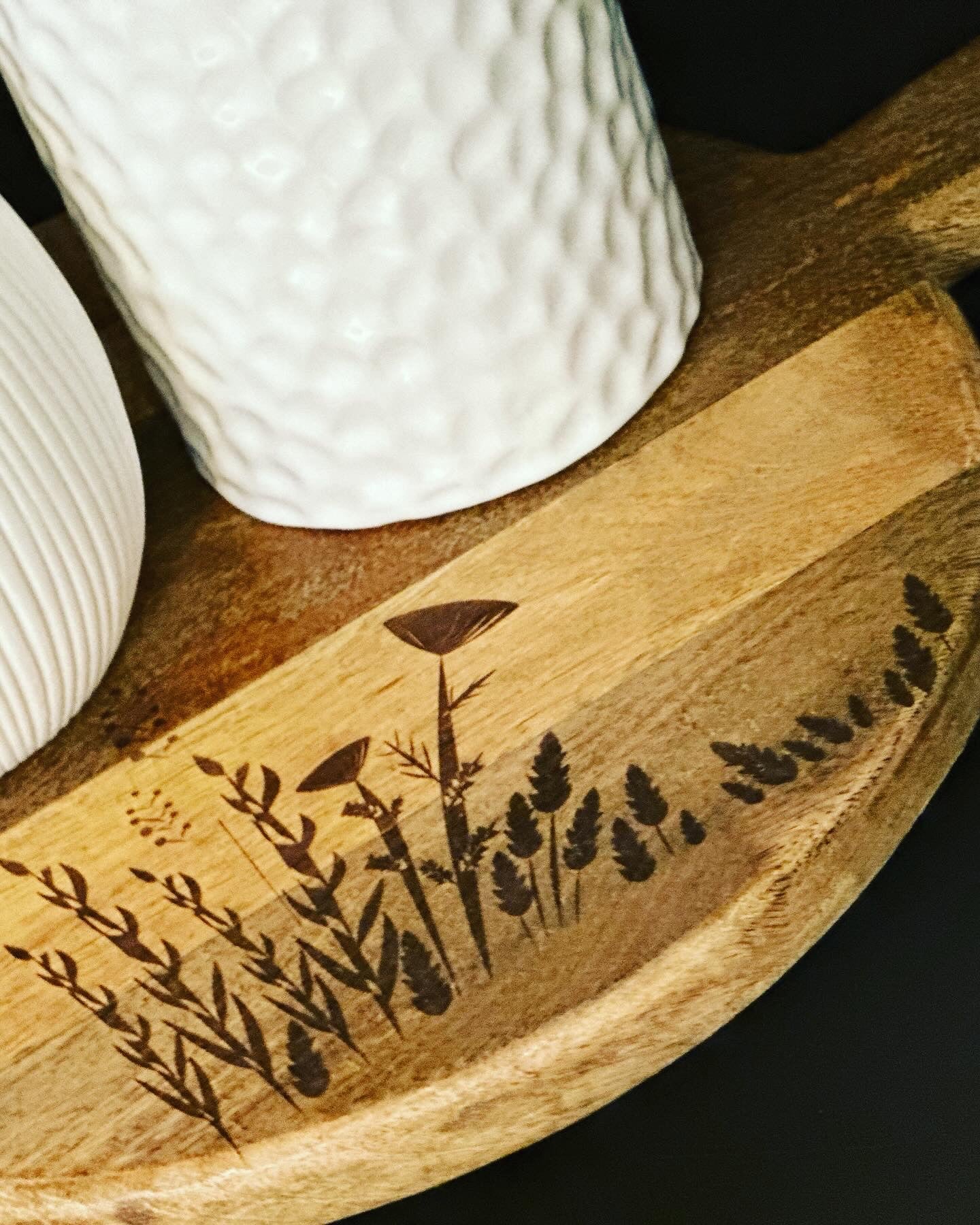 SchneideBrett Dost, natur, Holz, 39x30x6 cm mit Füßen