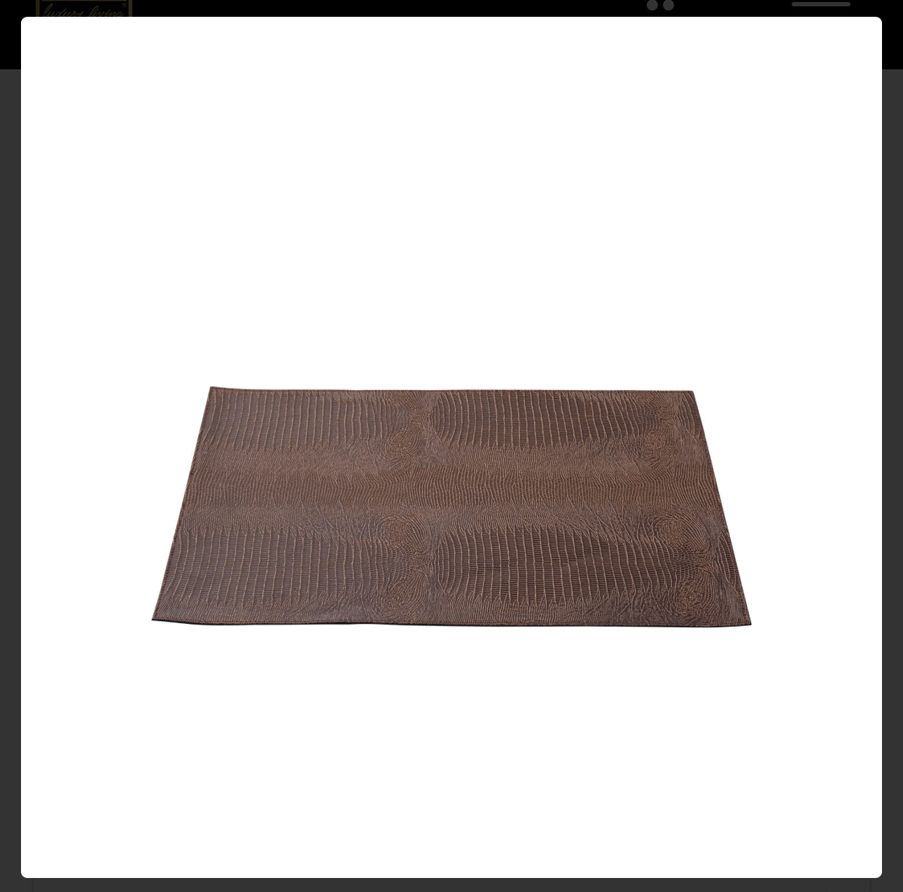 Rafal Veganes Leder Tischset rechteckig Ptmd 718751 / 718752 / 718753