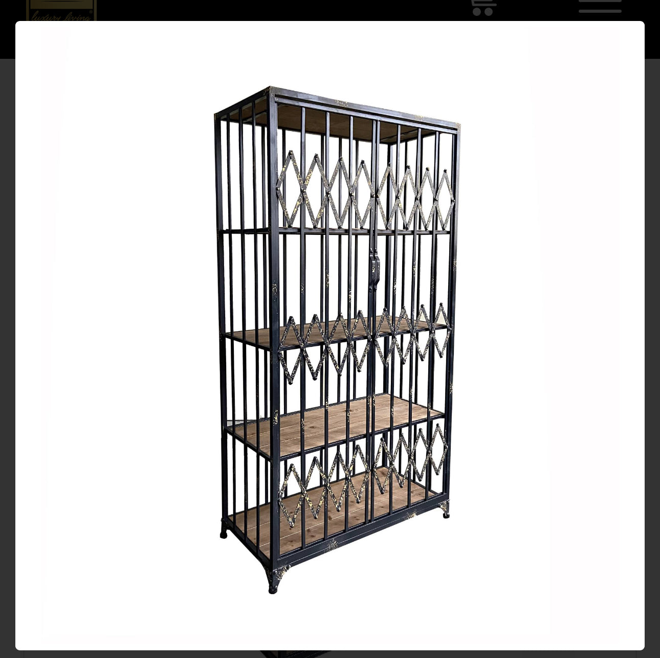 Alivator cabinet metal and wood shelf Ptmd 3593069 / 465 € statt 590€