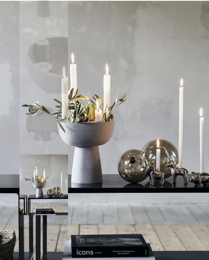 Kerzenständer, HDMarb, Grau