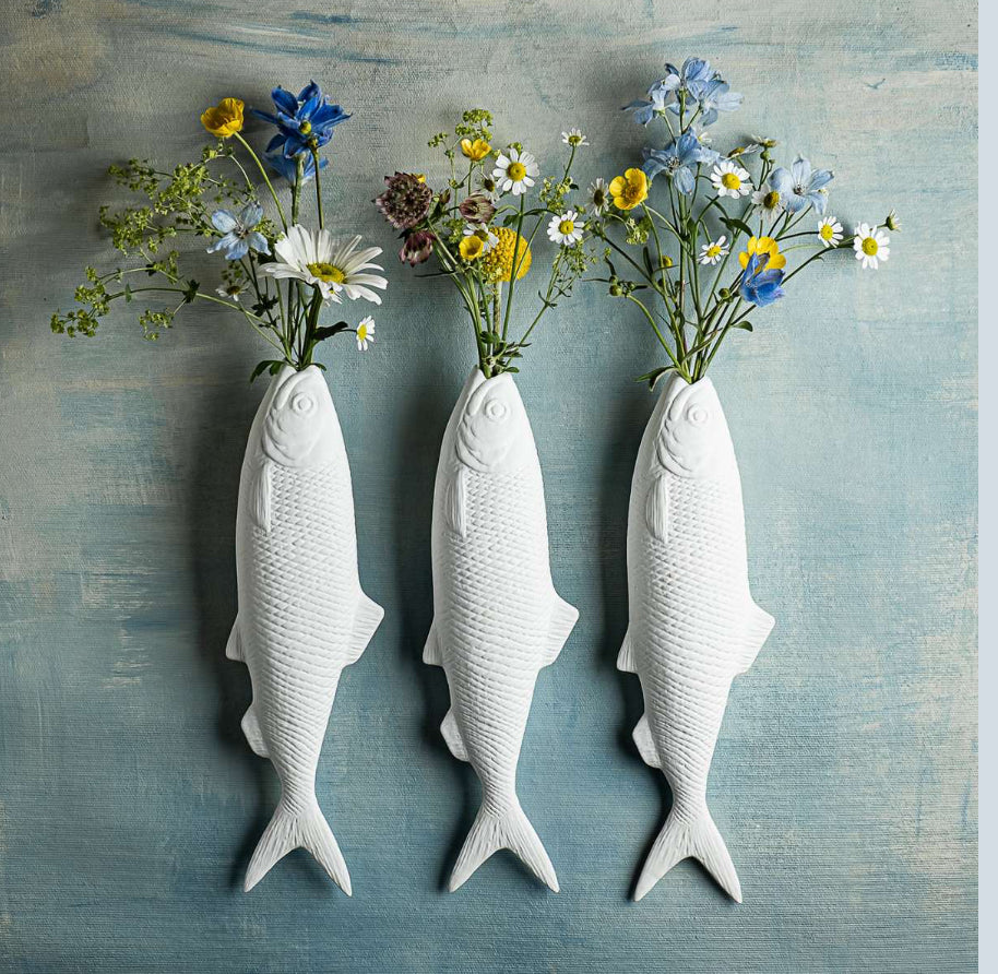 "HERING ELKE"
Wandvase in Fischform